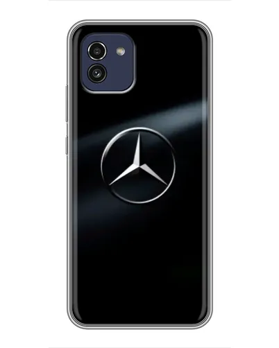 Чехол для Samsung Galaxy A03 (A035) с картинкой «Mercedes на металле» Чехол для Samsung Galaxy A03 (A035) с картинкой «Mercedes на металле»