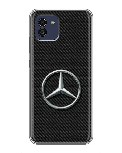 Чехол для Samsung Galaxy A03 (A035) с картинкой «Карбоновый Mercedes стиль» Чехол для Samsung Galaxy A03 (A035) с картинкой «Карбоновый Mercedes стиль»