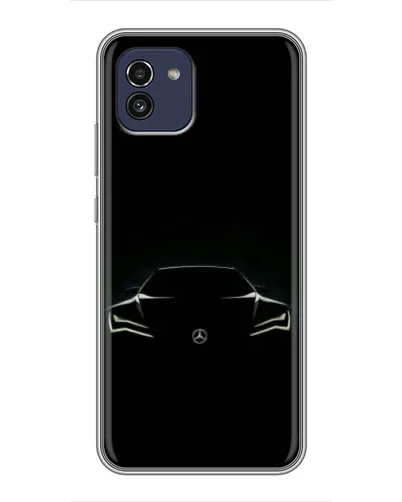 Чехол для Samsung Galaxy A03 (A035) с картинкой «Mercedes — силуэт авто» Чехол для Samsung Galaxy A03 (A035) с картинкой «Mercedes — силуэт авто»
