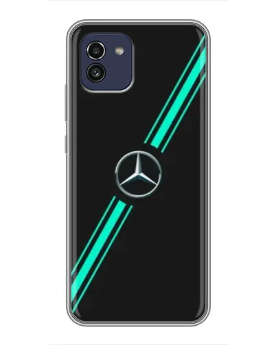 Чехол для Samsung Galaxy A03 (A035) с картинкой «Спортивные линии Mercedes» Чехол для Samsung Galaxy A03 (A035) с картинкой «Спортивные линии Mercedes»
