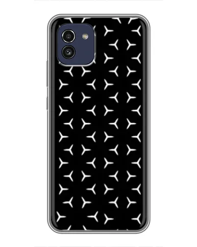 Чехол для Samsung Galaxy A03 (A035) с картинкой «Mercedes паттерн звезд» Чехол для Samsung Galaxy A03 (A035) с картинкой «Mercedes паттерн звезд»