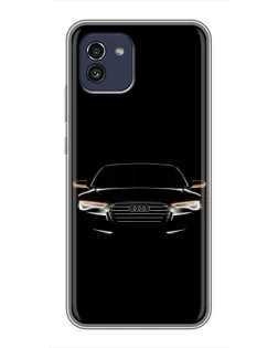 Чохол для Samsung Galaxy A03 (A035) з картинкою «Audi — нічний контур» Чохол для Samsung Galaxy A03 (A035) з картинкою «Audi — нічний контур»