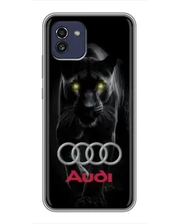 Чохол для Samsung Galaxy A03 (A035) з картинкою «Пантера та Audi» Чохол для Samsung Galaxy A03 (A035) з картинкою «Пантера та Audi»