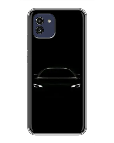 Чехол для Samsung Galaxy A03 (A035) с картинкой «Взгляд Audi в темноте»