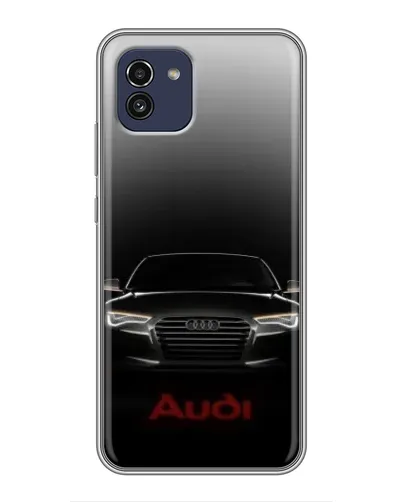 Чехол для Samsung Galaxy A03 (A035) с картинкой «Audi — градиентный контур»