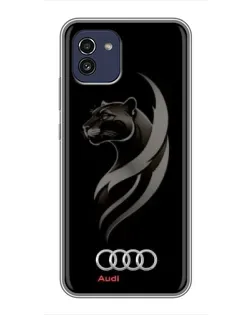 Чохол для Samsung Galaxy A03 (A035) з картинкою «Графіка — пантера та Audi» Чохол для Samsung Galaxy A03 (A035) з картинкою «Графіка — пантера та Audi»