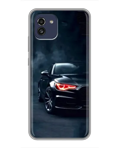 Чехол для Samsung Galaxy A03 (A035) с картинкой «Audi — хищный взгляд»