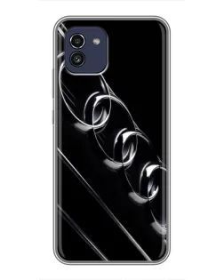 Чохол для Samsung Galaxy A03 (A035) з картинкою «Audi — абстрактні кільця» Чохол для Samsung Galaxy A03 (A035) з картинкою «Audi — абстрактні кільця»