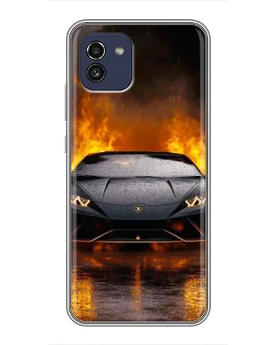 Чехол для Samsung Galaxy A03 (A035) с картинкой «Lamborghini в огне» Чехол для Samsung Galaxy A03 (A035) с картинкой «Lamborghini в огне»