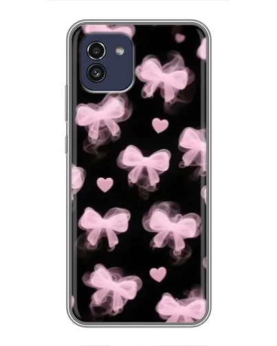 Чехол для Samsung Galaxy A03 (A035) с картинкой «Геометрия банта»