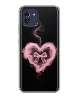 Чехол для Samsung Galaxy A03 (A035) с картинкой «Дымчатое сердце» Чехол для Samsung Galaxy A03 (A035) с картинкой «Дымчатое сердце»