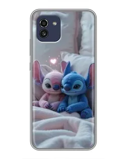 Чехол для Samsung Galaxy A03 (A035) с картинкой «Плюшевые Стич Ангел» Чехол для Samsung Galaxy A03 (A035) с картинкой «Плюшевые Стич Ангел»