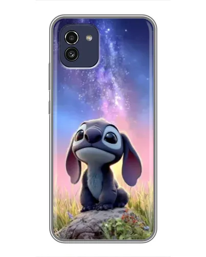 Чехол для Samsung Galaxy A03 (A035) с картинкой «Стич на рассвете» Чехол для Samsung Galaxy A03 (A035) с картинкой «Стич на рассвете»