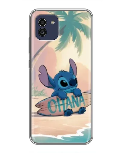 Чехол для Samsung Galaxy A03 (A035) с картинкой «Стич на серфе» Чехол для Samsung Galaxy A03 (A035) с картинкой «Стич на серфе»