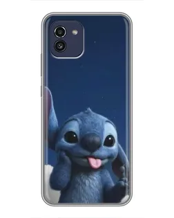 Чехол для Samsung Galaxy A03 (A035) с картинкой «Стич в облаках» Чехол для Samsung Galaxy A03 (A035) с картинкой «Стич в облаках»