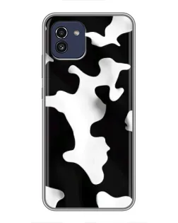 Чехол для Samsung Galaxy A03 (A035) с картинкой «Черно-белое пятно»