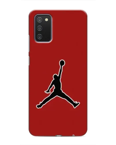 Чехол для Samsung Galaxy A03s с картинкой «Jordan Red Back»