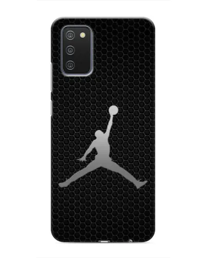 Чехол для Samsung Galaxy A03s с картинкой «Jordan Dark Carbon»
