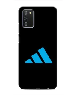 Чехол для Samsung Galaxy A03s с картинкой «Adidas Cyan Logo»