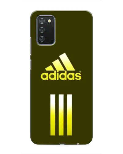 Чехол для Samsung Galaxy A03s с картинкой «Оливковый градиент Adidas»