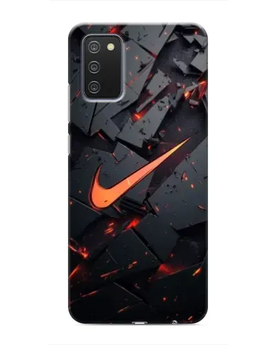 Чехол для Samsung Galaxy A03s с картинкой «Nike — эффект разломов» Чехол для Samsung Galaxy A03s с картинкой «Nike — эффект разломов»