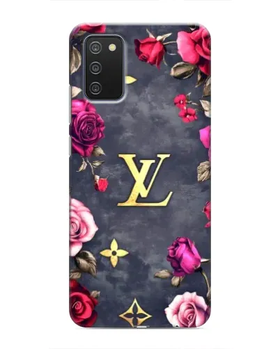 Чехол для Samsung Galaxy A03s с картинкой «Цветочный Louis Vuitton»