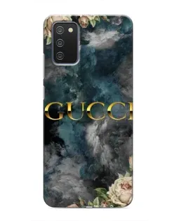 Чохол для Samsung Galaxy A03s з картинкою «Абстрактні квіти Gucci»