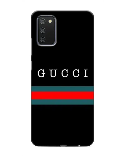 Чехол для Samsung Galaxy A03s с картинкой «Gucci — красный пояс» Чехол для Samsung Galaxy A03s с картинкой «Gucci — красный пояс»