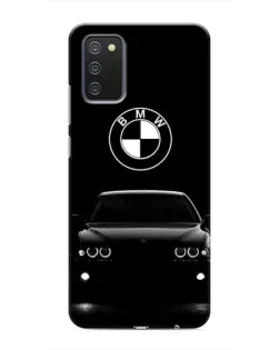 Чехол для Samsung Galaxy A03s с картинкой «BMW — взгляд из темноты»