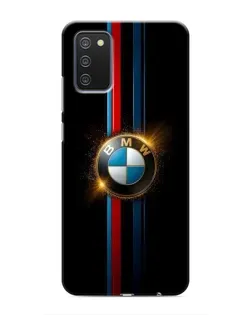 Чехол для Samsung Galaxy A03s с картинкой «BMW M-Power неон»