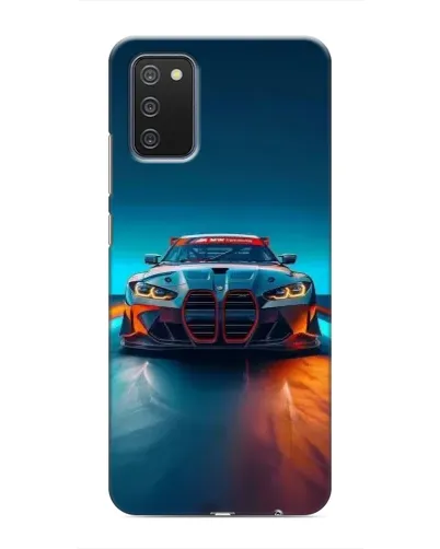 Чехол для Samsung Galaxy A03s с картинкой «BMW — огни неона» Чехол для Samsung Galaxy A03s с картинкой «BMW — огни неона»