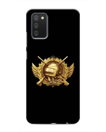 Чехол для Samsung Galaxy A03s с картинкой «PUBG — оранжевый градиент» Чехол для Samsung Galaxy A03s с картинкой «PUBG — оранжевый градиент»
