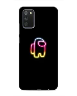 Чехол для Samsung Galaxy A03s с картинкой «Among Us градиент»