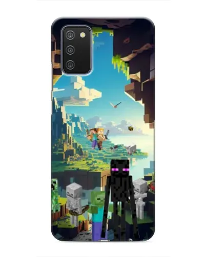 Чехол для Samsung Galaxy A03s с картинкой «Эндермен в лесу» Чехол для Samsung Galaxy A03s с картинкой «Эндермен в лесу»