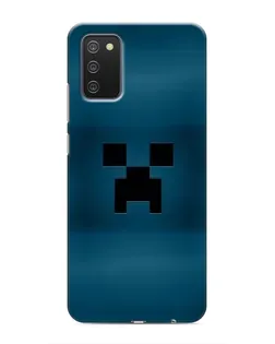 Чехол для Samsung Galaxy A03s с картинкой «Крипер текстура»