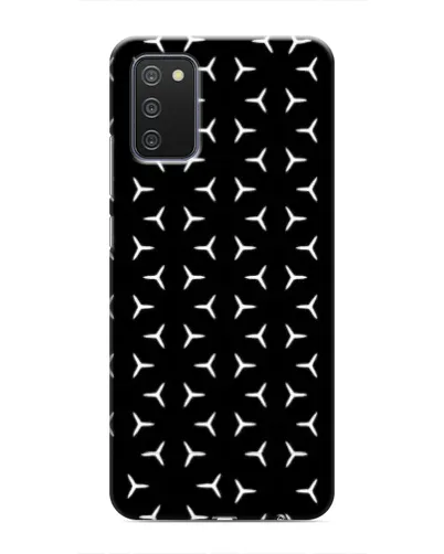 Чехол для Samsung Galaxy A03s с картинкой «Mercedes паттерн звезд» Чехол для Samsung Galaxy A03s с картинкой «Mercedes паттерн звезд»