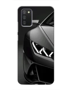 Чехол для Samsung Galaxy A03s с картинкой «Lamborghini фары детализация»
