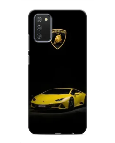 Чехол для Samsung Galaxy A03s с картинкой «Lamborghini желтый акцент» Чехол для Samsung Galaxy A03s с картинкой «Lamborghini желтый акцент»