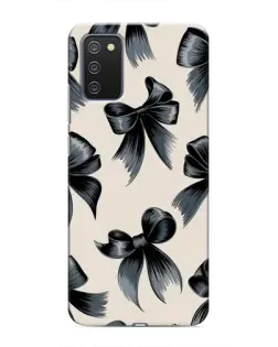 Чехол для Samsung Galaxy A03s с картинкой «Банты Coquette»