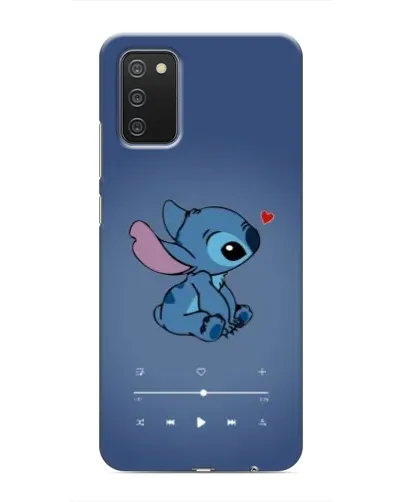 Чехол для Samsung Galaxy A03s с картинкой «Музыкальный Stitch»