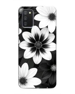 Чохол для Samsung Galaxy A03s з картинкою «Монохромні айстри» Чохол для Samsung Galaxy A03s з картинкою «Монохромні айстри»