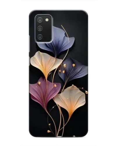 Чехол для Samsung Galaxy A03s с картинкой «Лиловые цветы грации»