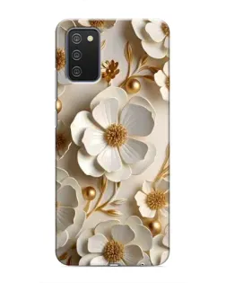 Чохол для Samsung Galaxy A03s з картинкою «Білі паперові квіти» Чохол для Samsung Galaxy A03s з картинкою «Білі паперові квіти»