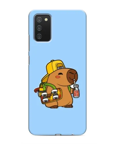 Чехол для Samsung Galaxy A03s с картинкой «Капибара на скейте» Чехол для Samsung Galaxy A03s с картинкой «Капибара на скейте»