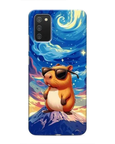 Чехол для Samsung Galaxy A03s с картинкой «Капибара Ван Гога» Чехол для Samsung Galaxy A03s с картинкой «Капибара Ван Гога»