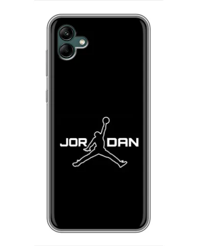 Чехол для Samsung Galaxy A04 с картинкой «Nike Pink Swirl»