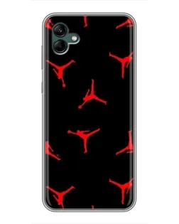 Чехол для Samsung Galaxy A04 с картинкой «Jordan Red Pattern» Чехол для Samsung Galaxy A04 с картинкой «Jordan Red Pattern»