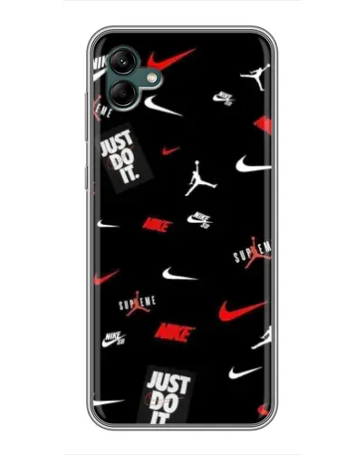 Чехол для Samsung Galaxy A04 с картинкой «Nike Mix Pattern»