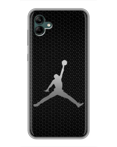 Чехол для Samsung Galaxy A04 с картинкой «Jordan Dark Carbon»
