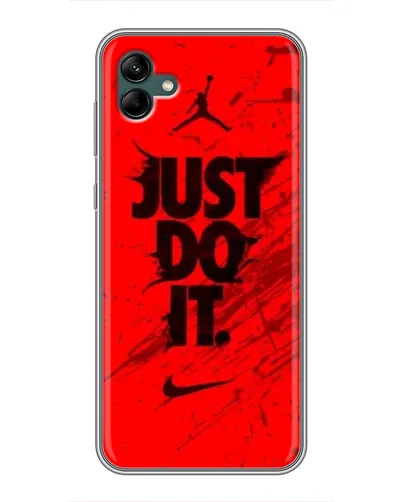 Чехол для Samsung Galaxy A04 с картинкой «Nike Just Do It»